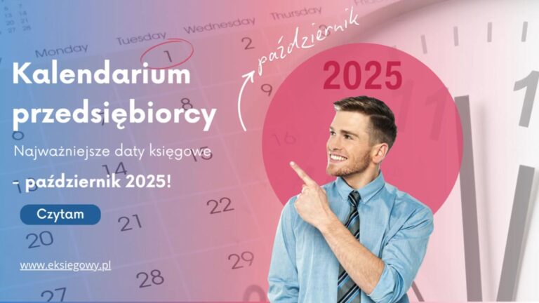 Kalendarium przedsiębiorcy — październik 2025