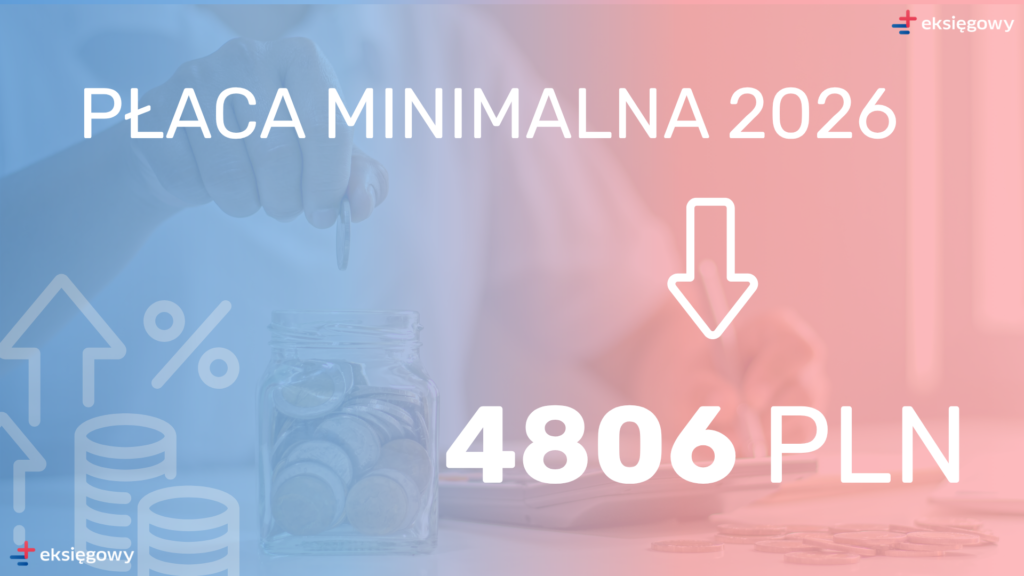 Płaca minimalna 2026 wynosi 4806 PLN brutto - główna grafika informacyjna o nowej wysokości minimalnego wynagrodzenia