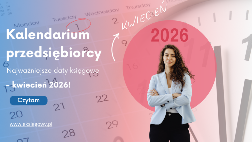 Kalendarium przedsiębiorcy — kwiecień 2026