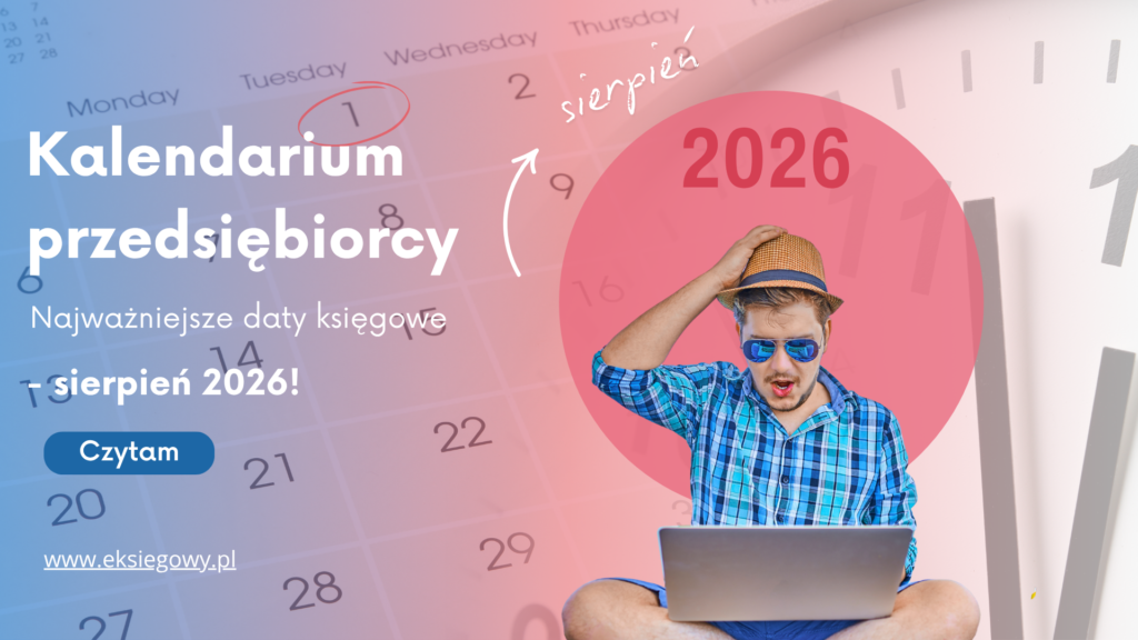 Kalendarium przedsiębiorcy — sierpień 2026